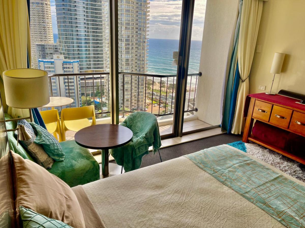 High Floor Ocean View At Surfers Paradise - Hotel Studio Gold Coast Exterior foto