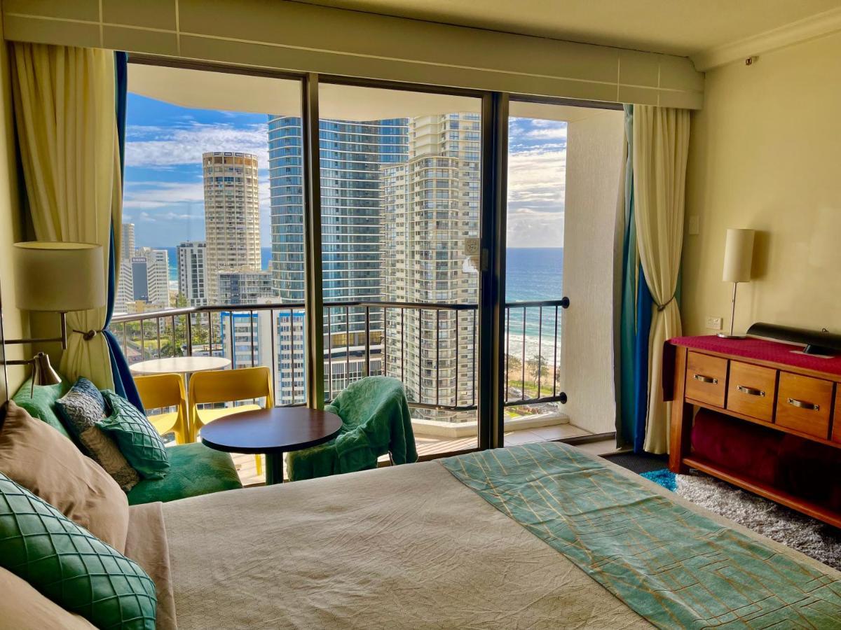 High Floor Ocean View At Surfers Paradise - Hotel Studio Gold Coast Exterior foto